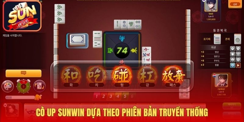 Cò Up Sunwin dựa theo phiên bản truyền thống