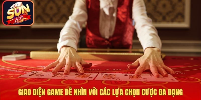 Giao diện game dễ nhìn với các lựa chọn cược đa dạng
