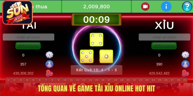 Tổng quan về game tài xỉu online hot hit